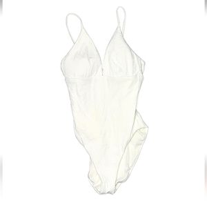 Becca White One Piece Swimsuit Size Small